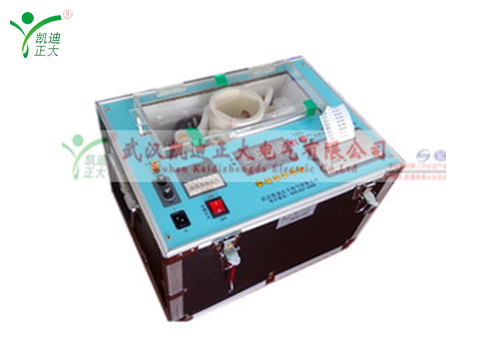 KDJJC絕緣油介電強(qiáng)度測試儀測試電力油設(shè)備油樣時？